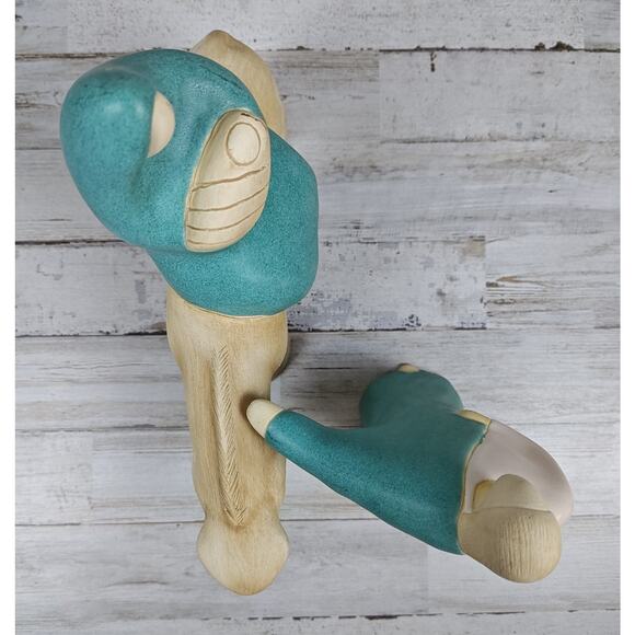 Vintage 1990 Pottery 'Flight Into Egypt" Holy Family On Donkey Signed Jack Black - Picture 7 of 12